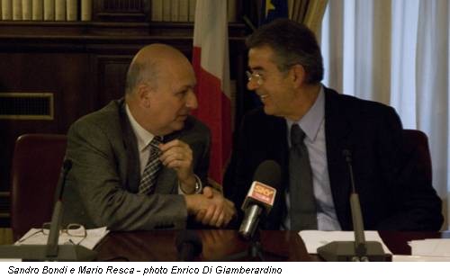 Sandro Bondi e Mario Resca - photo Enrico Di Giamberardino