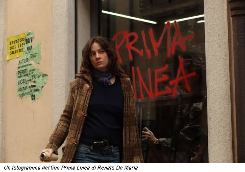 Un fotogramma del film Prima Linea di Renato De Maria