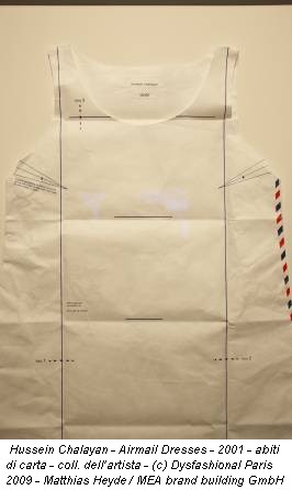 Hussein Chalayan - Airmail Dresses - 2001 - abiti di carta - coll. dell’artista - (c) Dysfashional Paris 2009 - Matthias Heyde / MEA brand building GmbH