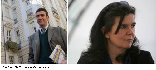 Andrea Bellini e Beatrice Merz