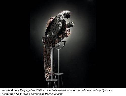 Nicola Bolla - Pappagallo - 2009 - materiali vari - dimensioni variabili - courtesy Sperone Westwater, New York & Corsoveneziaotto, Milano