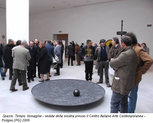 Spazio. Tempo. Immagine - veduta della mostra presso il Centro Italiano Arte Contemporanea - Foligno (PG) 2009