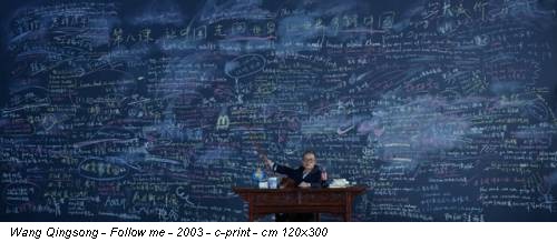 Wang Qingsong - Follow me - 2003 - c-print - cm 120x300