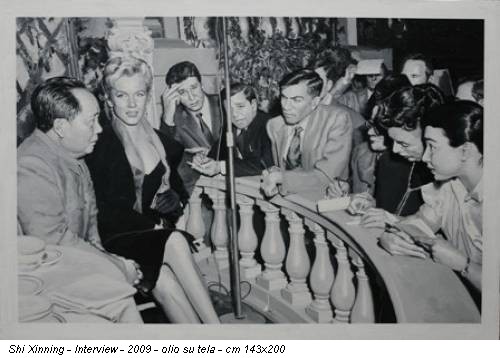 Shi Xinning - Interview - 2009 - olio su tela - cm 143x200