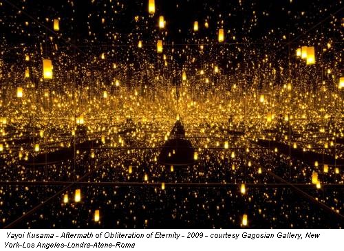 Yayoi Kusama - Aftermath of Obliteration of Eternity - 2009 - courtesy Gagosian Gallery, New York-Los Angeles-Londra-Atene-Roma