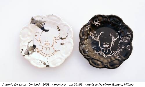 Antonio De Luca - Untitled - 2009 - ceramica - cm 36x88 - courtesy Nowhere Gallery, Milano