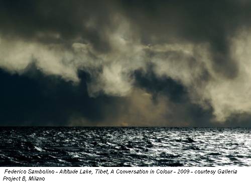 Federico Sambolino - Altitude Lake, Tibet, A Conversation in Colour - 2009 - courtesy Galleria Project B, Milano