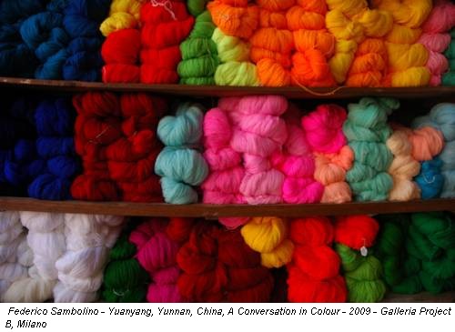 Federico Sambolino - Yuanyang, Yunnan, China, A Conversation in Colour - 2009 - Galleria Project B, Milano