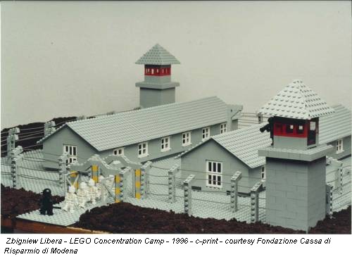 Zbigniew Libera - LEGO Concentration Camp - 1996 - c-print - courtesy Fondazione Cassa di Risparmio di Modena