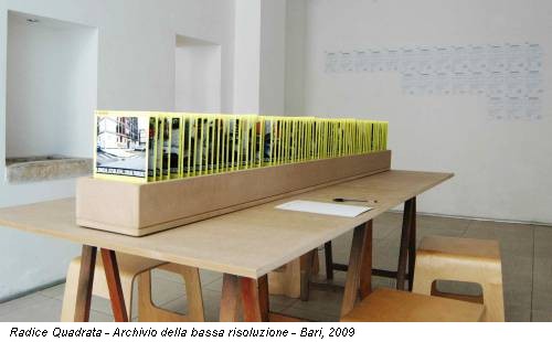 Radice Quadrata - Archivio della bassa risoluzione - Bari, 2009