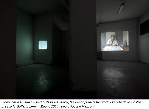João Maria Gusmão + Pedro Paiva - Analogy, the description of the world - veduta della mostra presso la Galleria Zero..., Milano 2010 - photo Jacopo Menzani