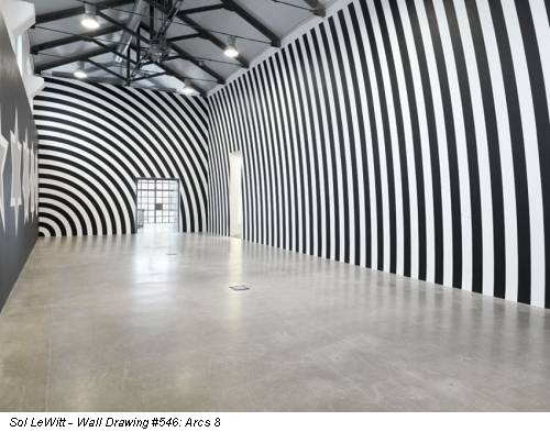 Sol LeWitt - Wall Drawing #546: Arcs 8