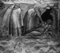 Ciclo affrescato di primo Trecento, raffigurante una Tebaide