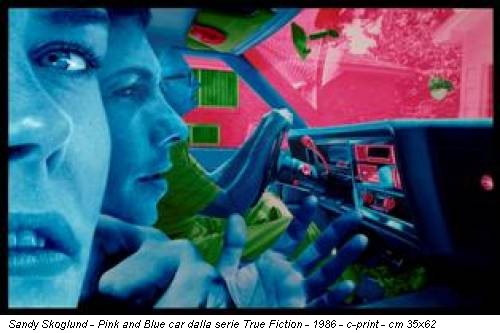Sandy Skoglund - Pink and Blue car dalla serie True Fiction - 1986 - c-print - cm 35x62
