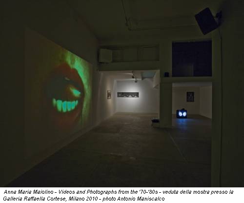 Anna Maria Maiolino - Videos and Photographs from the ‘70-‘80s - veduta della mostra presso la Galleria Raffaella Cortese, Milano 2010 - photo Antonio Maniscalco