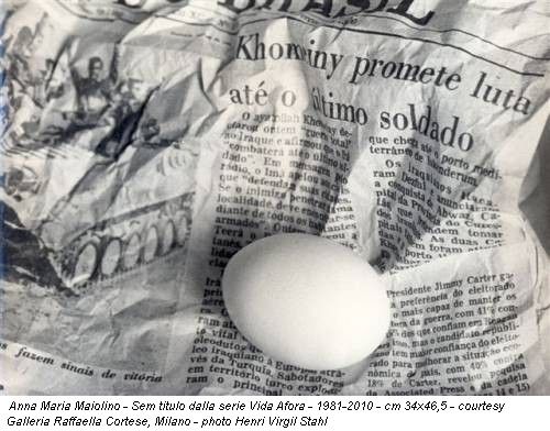 Anna Maria Maiolino - Sem titulo dalla serie Vida Afora - 1981-2010 - cm 34x46,5 - courtesy Galleria Raffaella Cortese, Milano - photo Henri Virgil Stahl