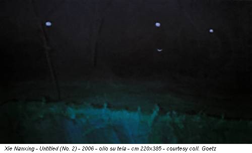 Xie Nanxing - Untitled (No. 2) - 2006 - olio su tela - cm 220x385 - courtesy coll. Goetz
