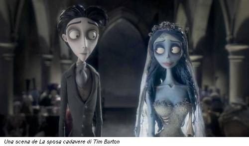 Una scena de La sposa cadavere di Tim Burton