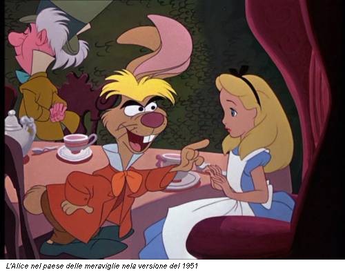 L'Alice nel paese delle meraviglie nela versione del 1951