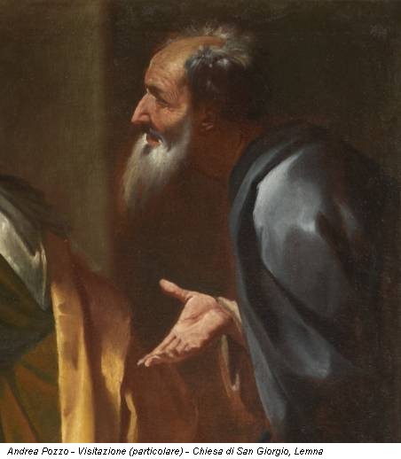 Andrea Pozzo - Visitazione (particolare) - Chiesa di San Giorgio, Lemna