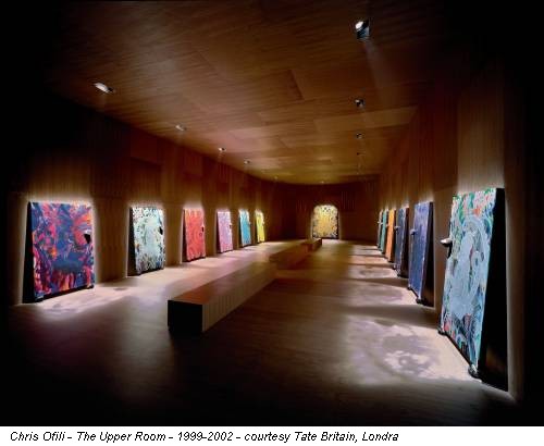 Chris Ofili - The Upper Room - 1999-2002 - courtesy Tate Britain, Londra