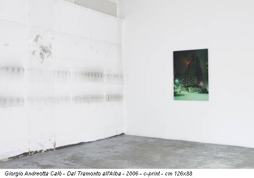 Giorgio Andreotta Calò - Dal Tramonto all'Alba - 2006 - c-print - cm 126x88