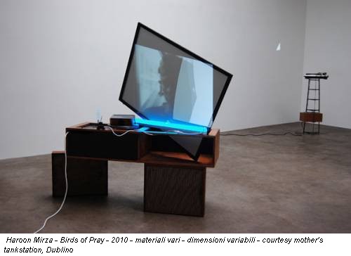Haroon Mirza - Birds of Pray - 2010 - materiali vari - dimensioni variabili - courtesy mother's tankstation, Dublino
