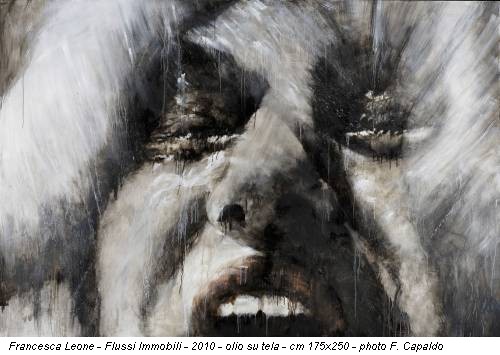 Francesca Leone - Flussi Immobili - 2010 - olio su tela - cm 175x250 - photo F. Capaldo