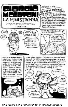 Una tavola della Ministronza, di Alessio Spataro