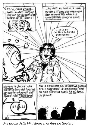 Una tavola della Ministronza, di Alessio Spataro