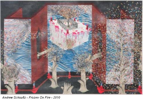 Andrew Schoultz - Frozen On Fire - 2010