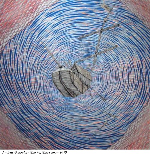 Andrew Schoultz - Sinking Slaveship - 2010