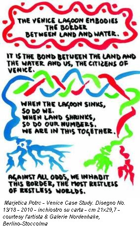 Marjetica Potrc - Venice Case Study. Disegno No. 13/18 - 2010 - inchiostro su carta - cm 21x29,7 - courtesy l'artista & Galerie Nordenhake, Berlino-Stoccolma