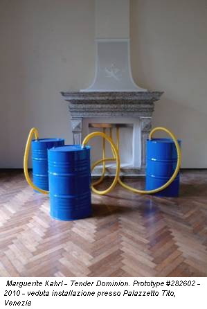 Marguerite Kahrl - Tender Dominion. Prototype #282602 - 2010 - veduta installazione presso Palazzetto Tito, Venezia