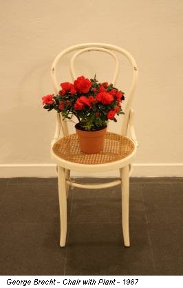 George Brecht - Chair with Plant - 1967