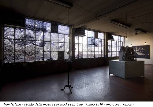 Wonderland - veduta della mostra presso Assab One, Milano 2010 - photo Ivan Taborri