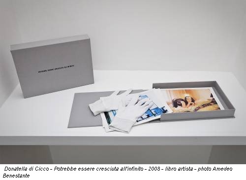 Donatella di Cicco - Potrebbe essere cresciuta all'infinito - 2008 - libro artista - photo Amedeo Benestante