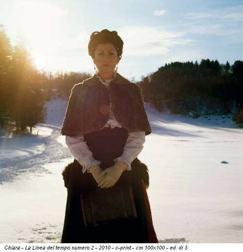 Chiara - La Linea del tempo numero 2 - 2010 - c-print - cm 100x100 - ed. di 3