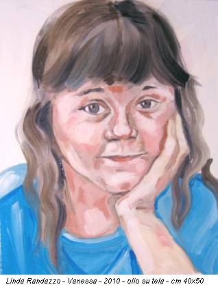 Linda Randazzo - Vanessa - 2010 - olio su tela - cm 40x50
