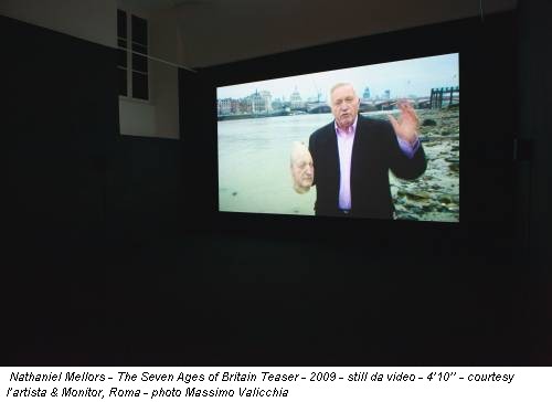 Nathaniel Mellors - The Seven Ages of Britain Teaser - 2009 - still da video - 4’10’’ - courtesy l’artista & Monitor, Roma - photo Massimo Valicchia