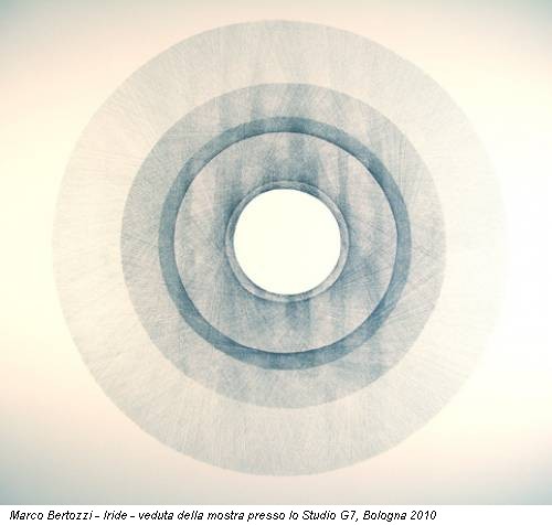 Marco Bertozzi - Iride - veduta della mostra presso lo Studio G7, Bologna 2010