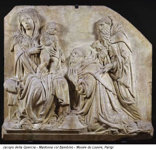 Jacopo della Quercia - Madonna col Bambino - Musée du Louvre, Parigi