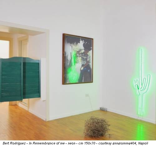Bert Rodriguez - In Remembrance of me - neon - cm 150x70 - courtesy annarumma404, Napoli
