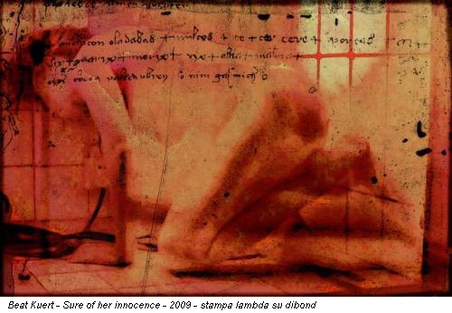 Beat Kuert - Sure of her innocence - 2009 - stampa lambda su dibond