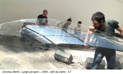 Jemima Stehli - Large perspex - 2008 - still da video - 12’