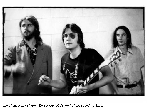 Jim Shaw, Ron Asheton, Mike Kelley at Second Chances in Ann Arbor