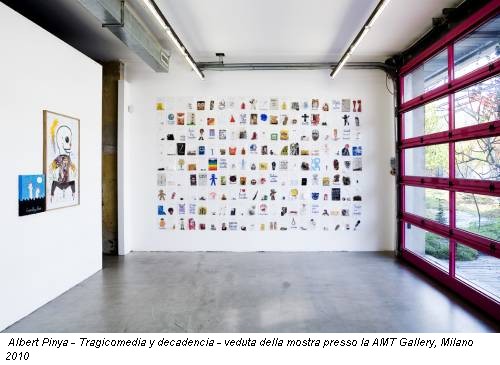 Albert Pinya - Tragicomedia y decadencia - veduta della mostra presso la AMT Gallery, Milano 2010