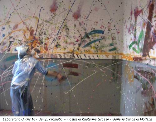 Laboratorio Under 18 - Campi cromatici - mostra di Khatarina Grosse - Galleria Civica di Modena