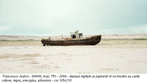 Francesco Jodice - WWW, Aral, T51 - 2008 - stampa digitale ai pigmenti di inchiostro su carta cotone, legno, plexiglas, alluminio - cm 105x210