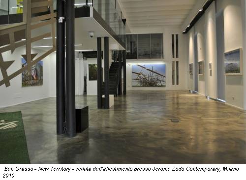 Ben Grasso - New Territory - veduta dell’allestimento presso Jerome Zodo Contemporary, Milano 2010